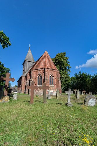 Gotische dorpskerk Groß Zicker, Rügen