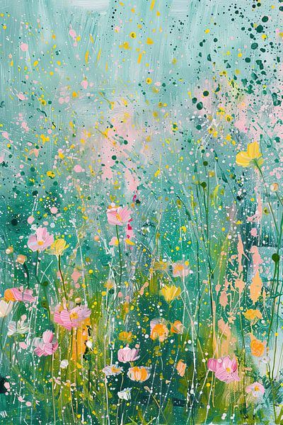 Champ de fleurs Impressionnisme par Art Merveilleux