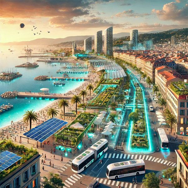 Nice - Futuristic Cities by Eric Nagel