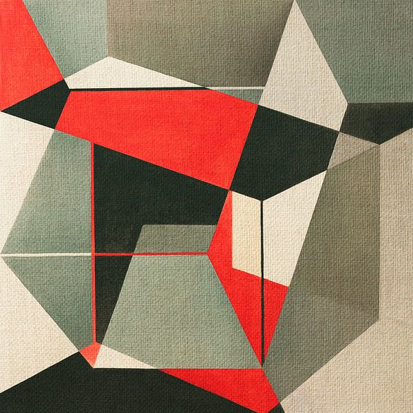 Geometrischer Fuchs von Fernando Vieira