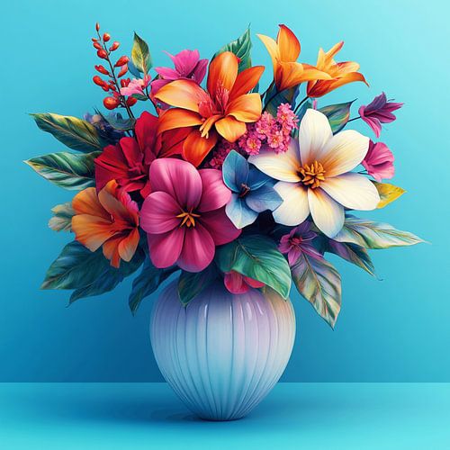 Flowers in a vase
