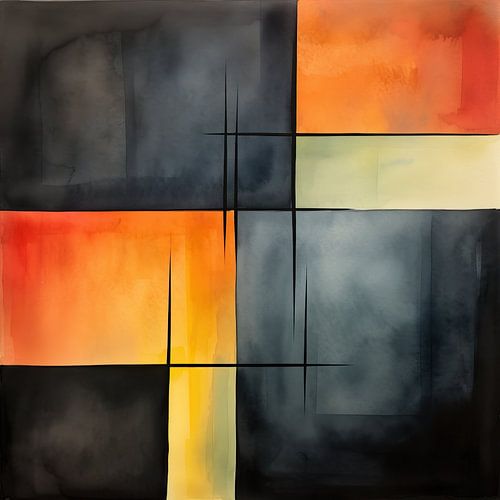 Line by Abstract Painting