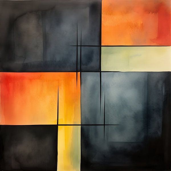 Line by Abstract Painting