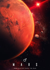 Affiche « Mars » sur John Dan