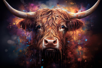 Schottische Highlander-Grafik
