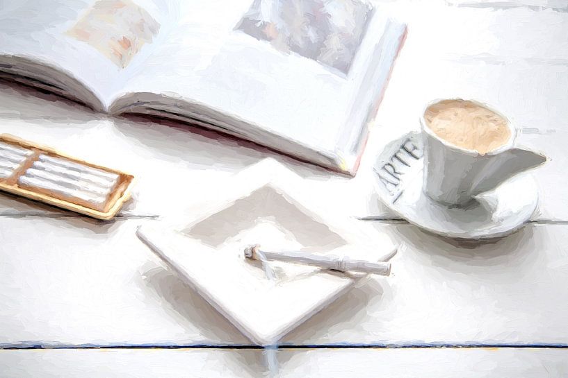 Zigarette, Espresso, Art von Kahl Design Manufaktur