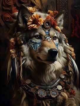 Indian Wolf_2 by Bianca Bakkenist