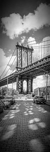 NEW YORK CITY Manhattan Bridge | Panorama vertikal