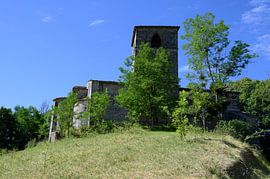 Abbey from 1150 in France by Peter Bartelings