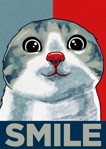 Smile Cat Meme by Adam Khabibi