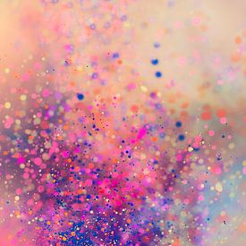 Modern abstract happy colour explosion van Lauri Creates