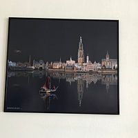 Photo de nos clients: Paysage urbain d'Amersfoort par Aad Trompert, sur poster