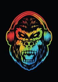 Gorrila Kühl von Doms Art