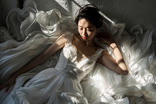 bruidsjurk Aziatische vrouw fancy dress