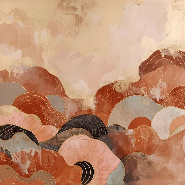 Abstrakte Japandi von FoXo Art