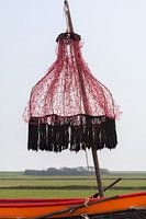 Lampenkap in landschap