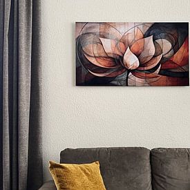 Klantfoto: Lotus Abstract van Jacky, op HD Metal