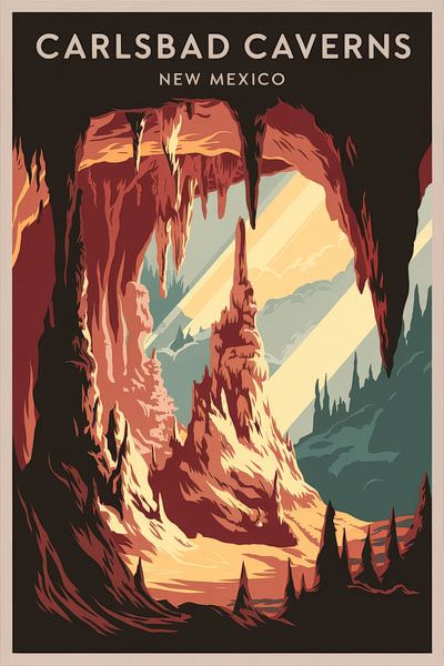 Carlsbad Caverns, New Mexico von Poster Art Shop