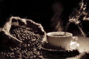 Koffie wordt ingeschonken im stil 'Barista' von Whale & Sons