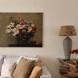 Customer photo: Henri Fantin-Latour, Summer flowers, on canvas