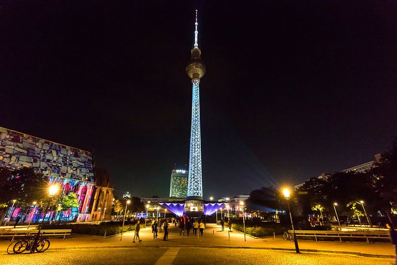 Fernsehturm Berlin - in besonderer Beleuchtung von Frank Herrmann