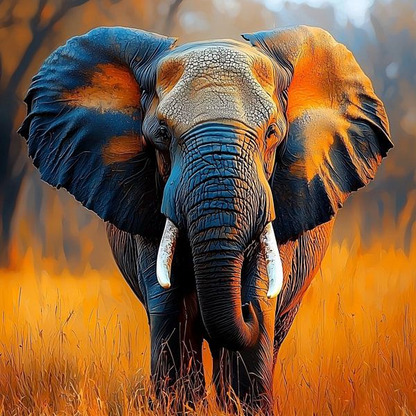 African Elephant by PixelPrestige