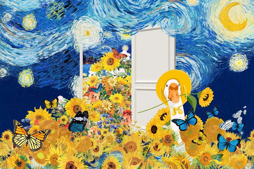 Kunst für Kinder - Mutter Gans von Moonheart Artworks