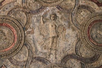 Muurdecoratie in Pompeï, Italië van Gert-Jan Siesling