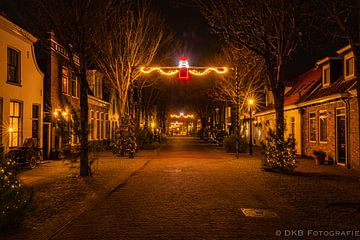 Dorpsstraat Vlieland van Dylan Bakker