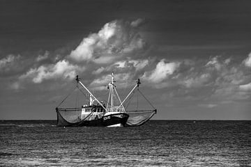 Fischerboot auf der Nordsee von Stephan Zaun