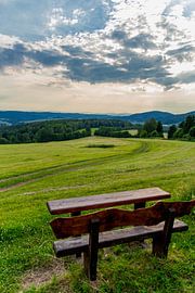 Beautiful landscape at the Thuringian Forest