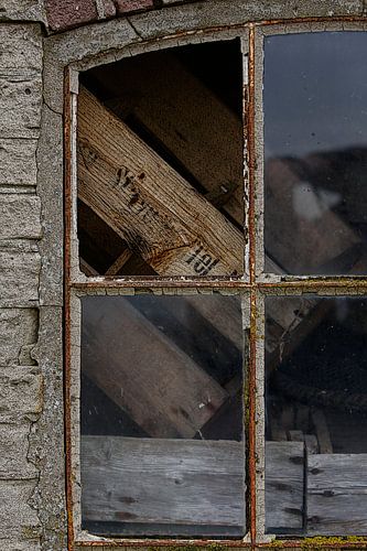 Venster van de visafslag Laaksum 3