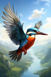 Kingfisher - Vol vers l'inconnu sur New Future Art Gallery