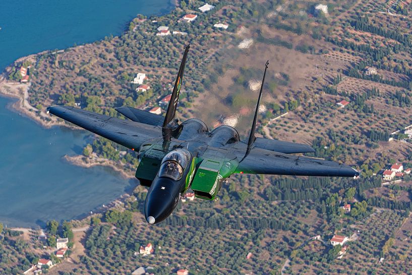 Saudische Boeing F-15 Eagle über Griechenland. von Jaap van den Berg