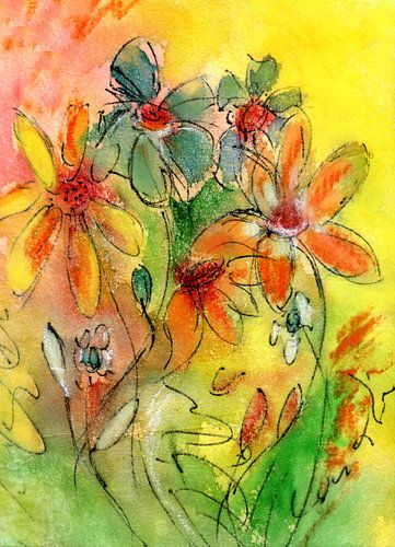 bloemenmassa
