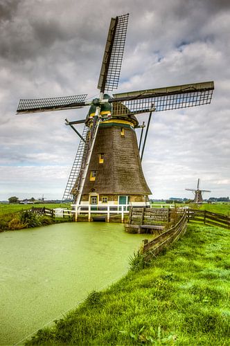 Aarlanderveen mill quadrangle, Netherlands