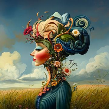 Feeling blue by Linda van Hagen