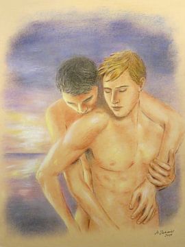 Mannelijke liefde - Erotische koppels van Marita Zacharias
