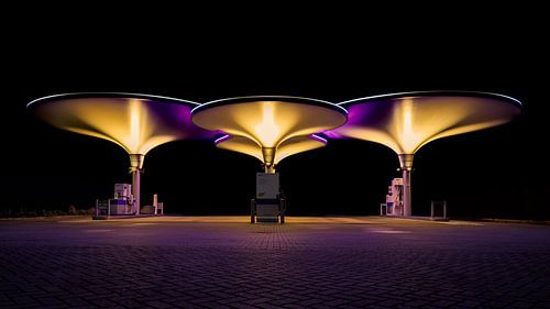 Futuristisch Tankstation NXT Alkmaar
