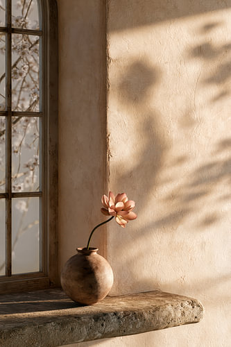 Blüte im Abendlicht
