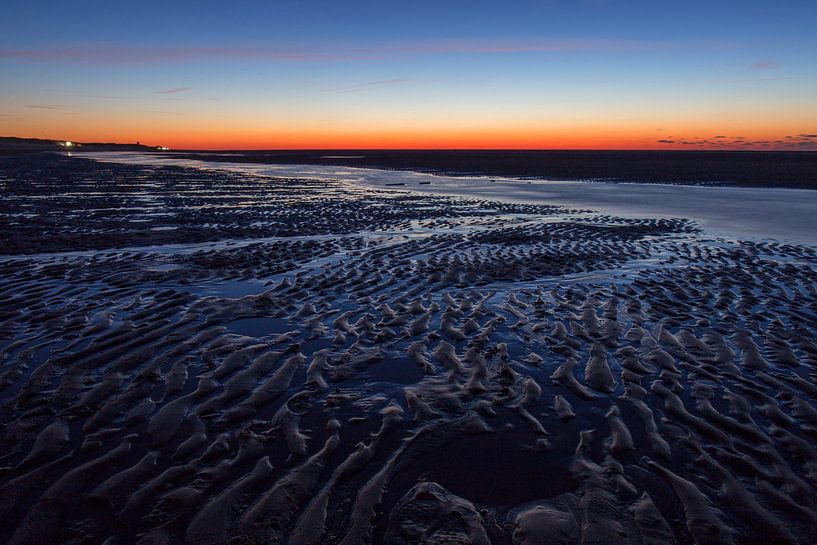 Zonsondergang aan het strand von Marcel Klootwijk