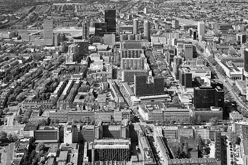 Centrum Rotterdam Zwart/wit