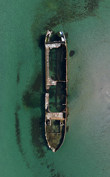 Le « Cement Ship » au Danemark