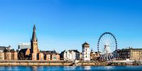 Panorama Altstadt und Rheinuferpromenade von Düsseldorf