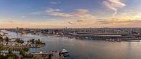 Panorama of the Amsterdam skyline
