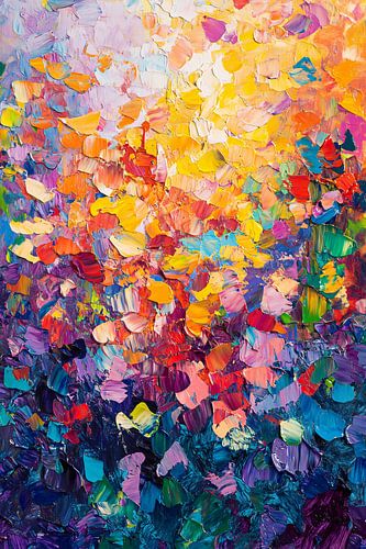 Kleurrijke abstracte verfstructuren