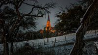 Akten der Kirche - Abend. Winter / Schnee