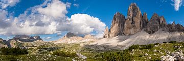 Three Peaks, Dolomites by Denis Feiner