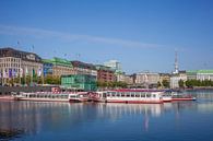 Jungfernstieg met Binnenalster en aanlegsteiger van Torsten Krüger thumbnail