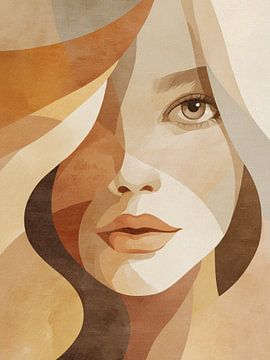 She carries the light in layers of silence by Color Square